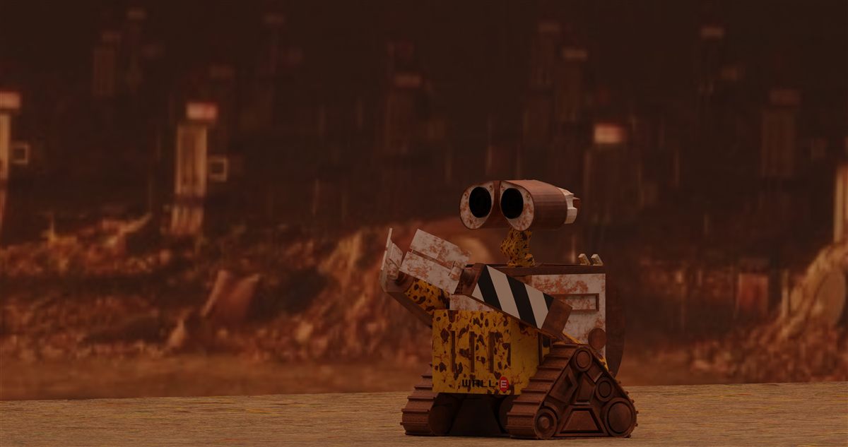 Wall-E character render
